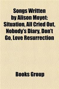 Songs Written by Alison Moyet