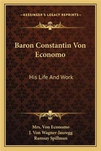 Baron Constantin Von Economo