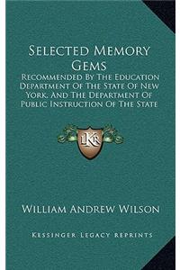 Selected Memory Gems