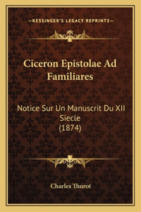 Ciceron Epistolae Ad Familiares