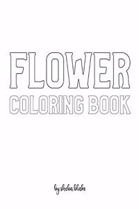 Flower Coloring Book for Adults - Create Your Own Doodle Cover (8x10 Softcover Personalized Coloring Book / Activity Book)