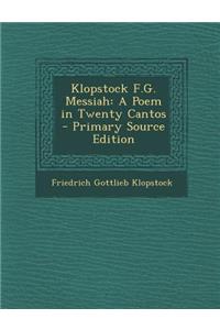 Klopstock F.G. Messiah