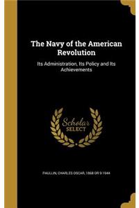 The Navy of the American Revolution