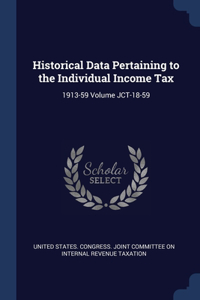 Historical Data Pertaining to the Individual Income Tax