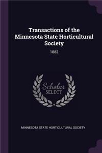 Transactions of the Minnesota State Horticultural Society