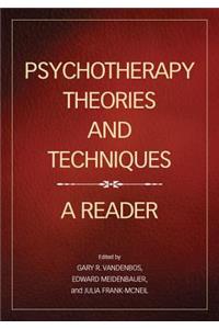 Psychotherapy Theories and Techniques