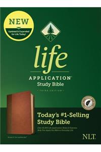 NLT Life Application Study Bible, Third Edition (Leatherlike, Brown/Tan, Indexed)