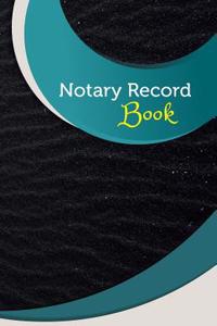 Notary Record Book: 50 Pages, 5.5- X 8.5- Black Magic