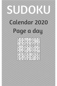 sudoku calendar 2020 page a day