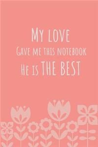 My love gave me this notebook