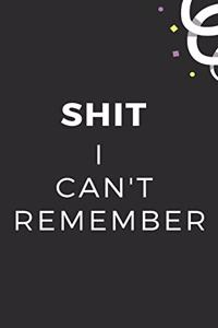 Shit I Can't Remember
