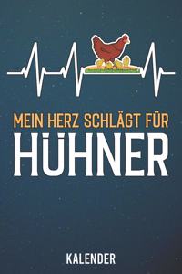 Kalender: 2020 A5 1 Woche 2 Seiten - 110 Seiten - Mein Herz schlägt für Hphner