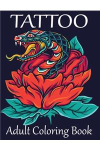 Tattoo Adult Coloring Book