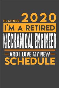 Planner 2020 for retired MECHANICAL ENGINEER