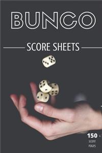 Bunco score sheets