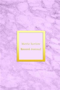 Movie Review Record Journal