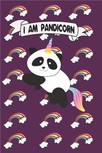 I am Pandicorn Gift for Girls