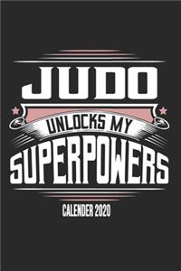 Judo Unlocks My Superpowers Calender 2020