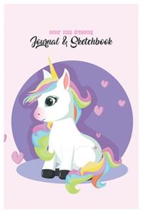 Never Stop Dreaming Journal & Sketchbook