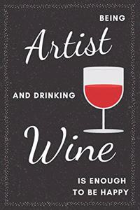 Artist & Drinking Wine