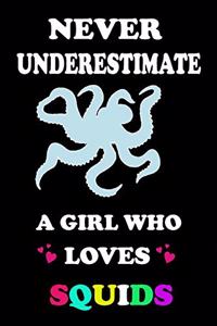 Never Underestimate A Girl Who Loves Squids