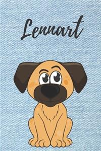 Lennart Hunde-Notizbuch / Malbuch / Tagebuch