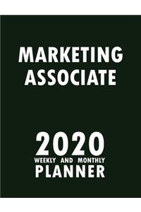 Marketing Associate 2020 Weekly and Monthly Planner