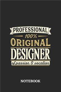 Professional Original Designer Notebook of Passion and Vocation