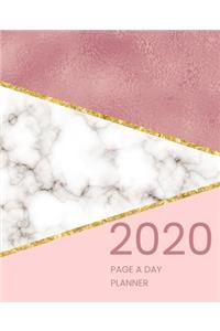 2020 Page A Day Planner