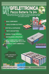 DIY Pacco batteria LITIO 7S 24v ricaricabile, come costruire una batteria ricaricabile