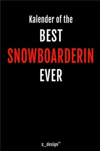 Kalender für Snowboarder / Snowboarderin