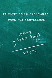 Un petit calcul surprenant pour ton anniversaire