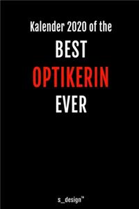 Kalender 2020 für Augen-Optiker / Optiker / Optikerin
