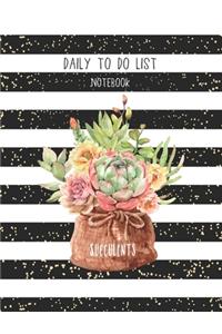 Daily To Do List Notebook