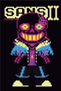 Sans Notebook II: Undertale Journal 100 Pages 6 X 9 Blank Lined Journal for Gamers and Undertale Fans