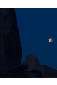 Desert Moon Background Science School Composition Book 130 Pages