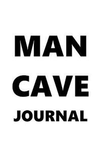 2019 Daily Planner For Men Man Cave Journal Black Font White Design 384 Pages