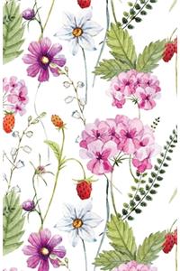 Bullet Journaling Notebook Strawberries & Flowers