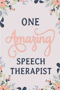 One Amazing Speech Therapist
