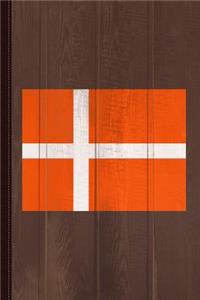 Denmark Flag Journal Notebook