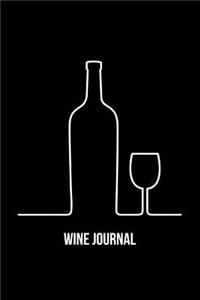 Wine Bottle And Glass Outline Wine Tasting Review Journal