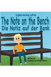 The Note on the Bench - English/German edition