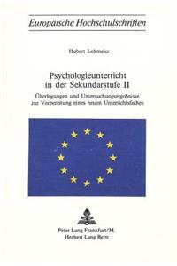 Psychologieunterricht in der Sekundarstufe II