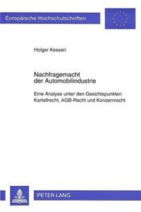 Nachfragemacht der Automobilindustrie