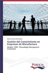 Gestión del Conocimiento en Empresas de Manufactura