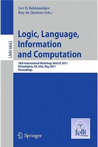 Logic, Language, Information, and Computation