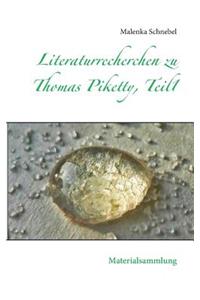 Literaturrecherchen zu Thomas Piketty, Teil1