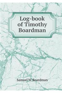 Log-Book of Timothy Boardman