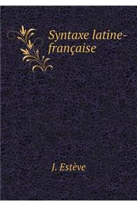 Syntaxe Latine-Française