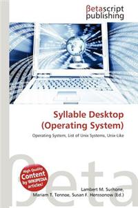 Syllable Desktop (Operating System)